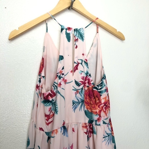Gibson Pink Floral Maxi Dress - Picture 5 of 8